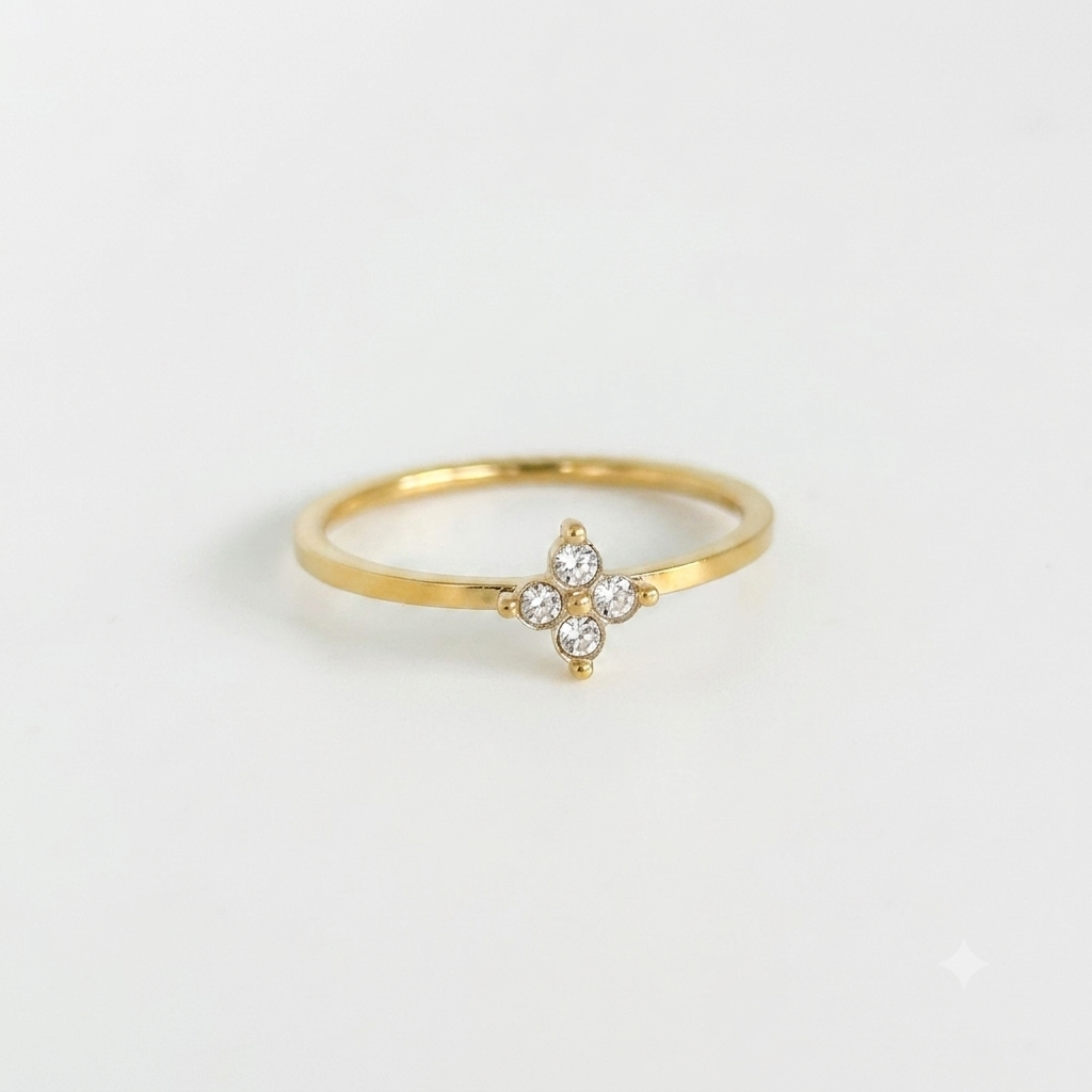 Four Stone Gold Ring