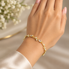 White Tulip Bracelet