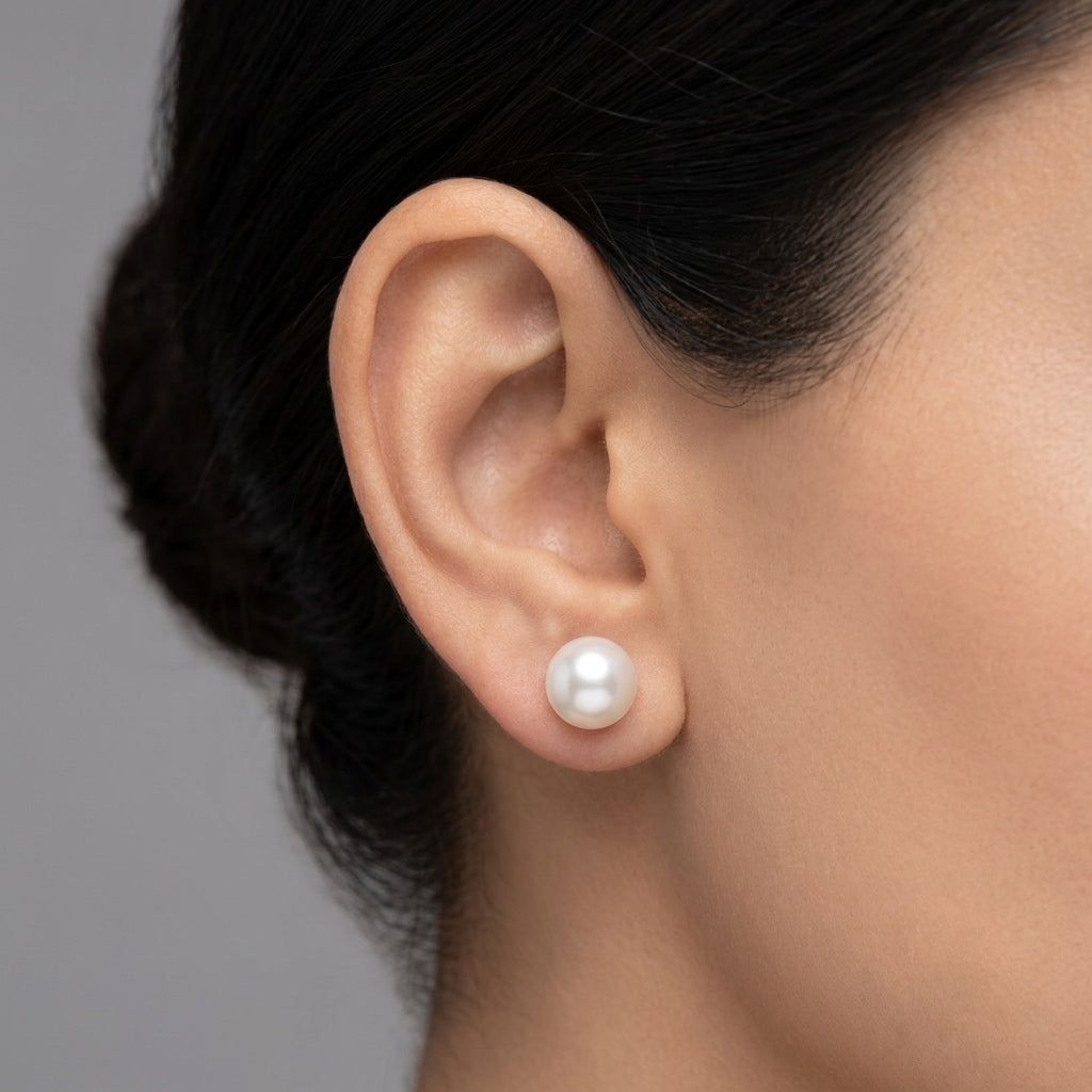Pearl Stud Earrings
