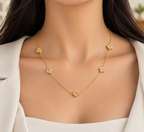 Small Clover Gold Necklace