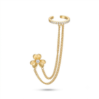 Flower Layered Earcuff(Pair)