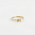 Puffy Bow Gold Ring