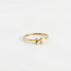 Puffy Bow Gold Ring