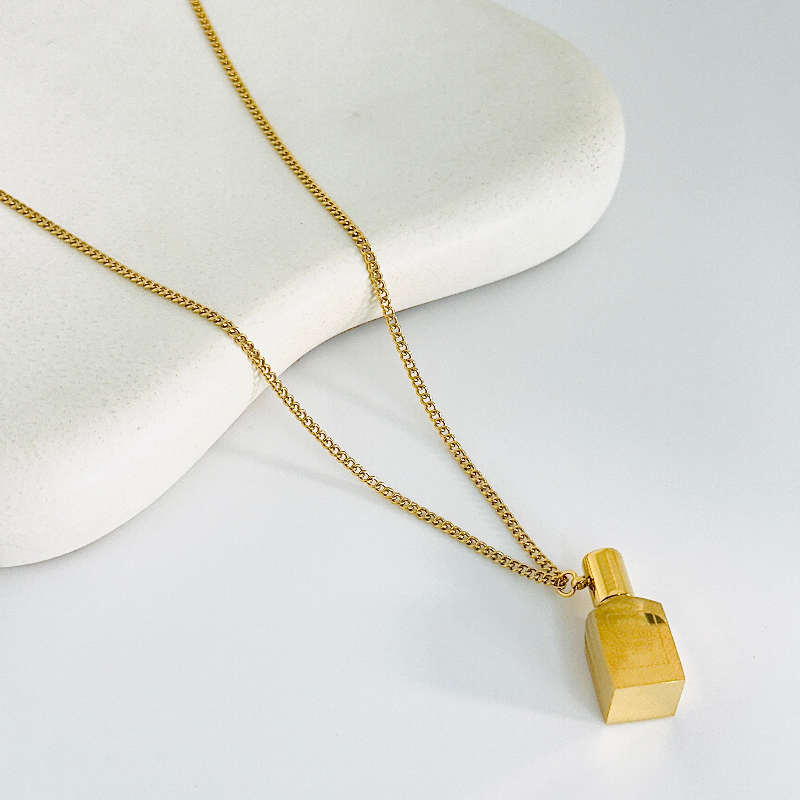 ‘Perfume Lover’ Gold Necklace