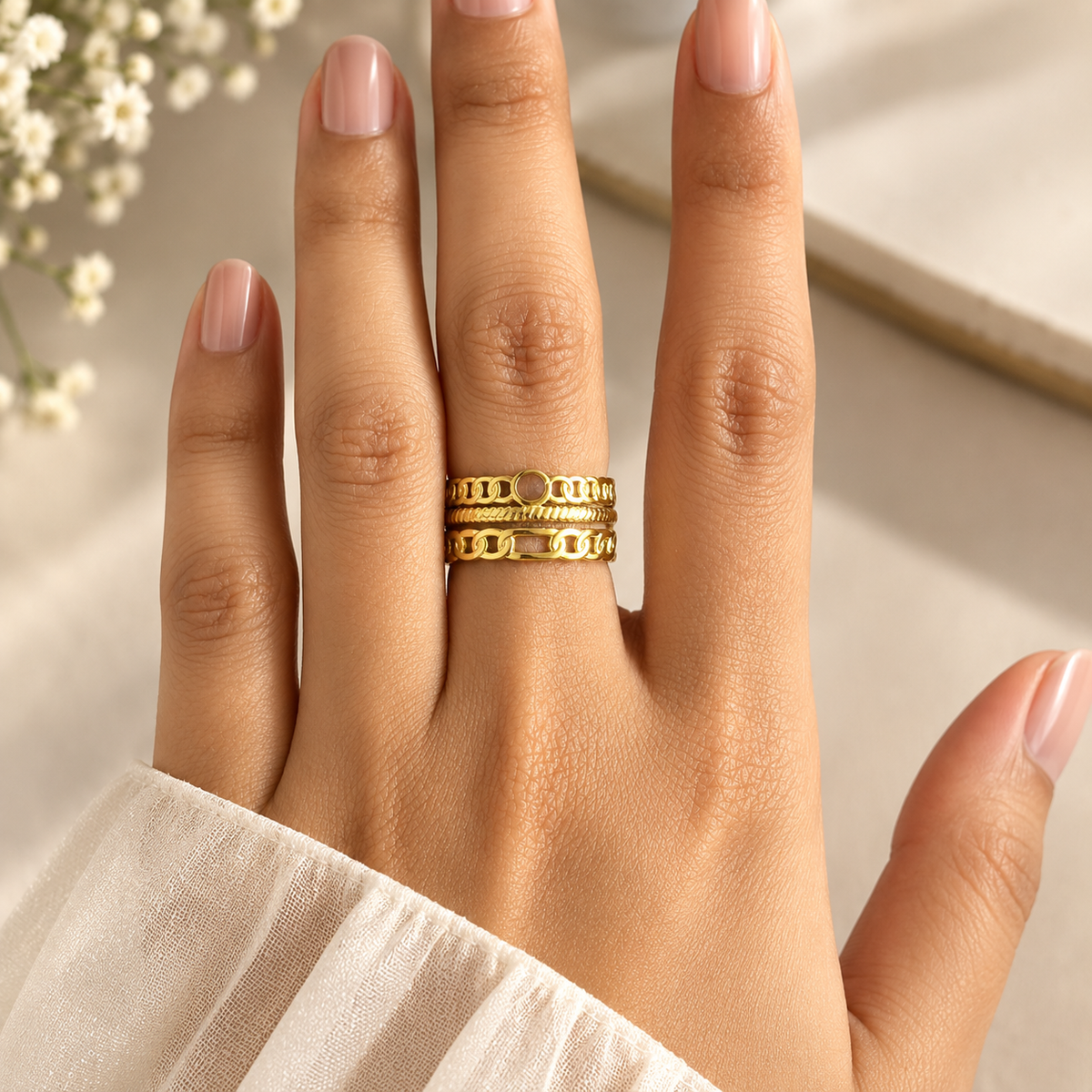 Layered Ring (Adjustable Size)