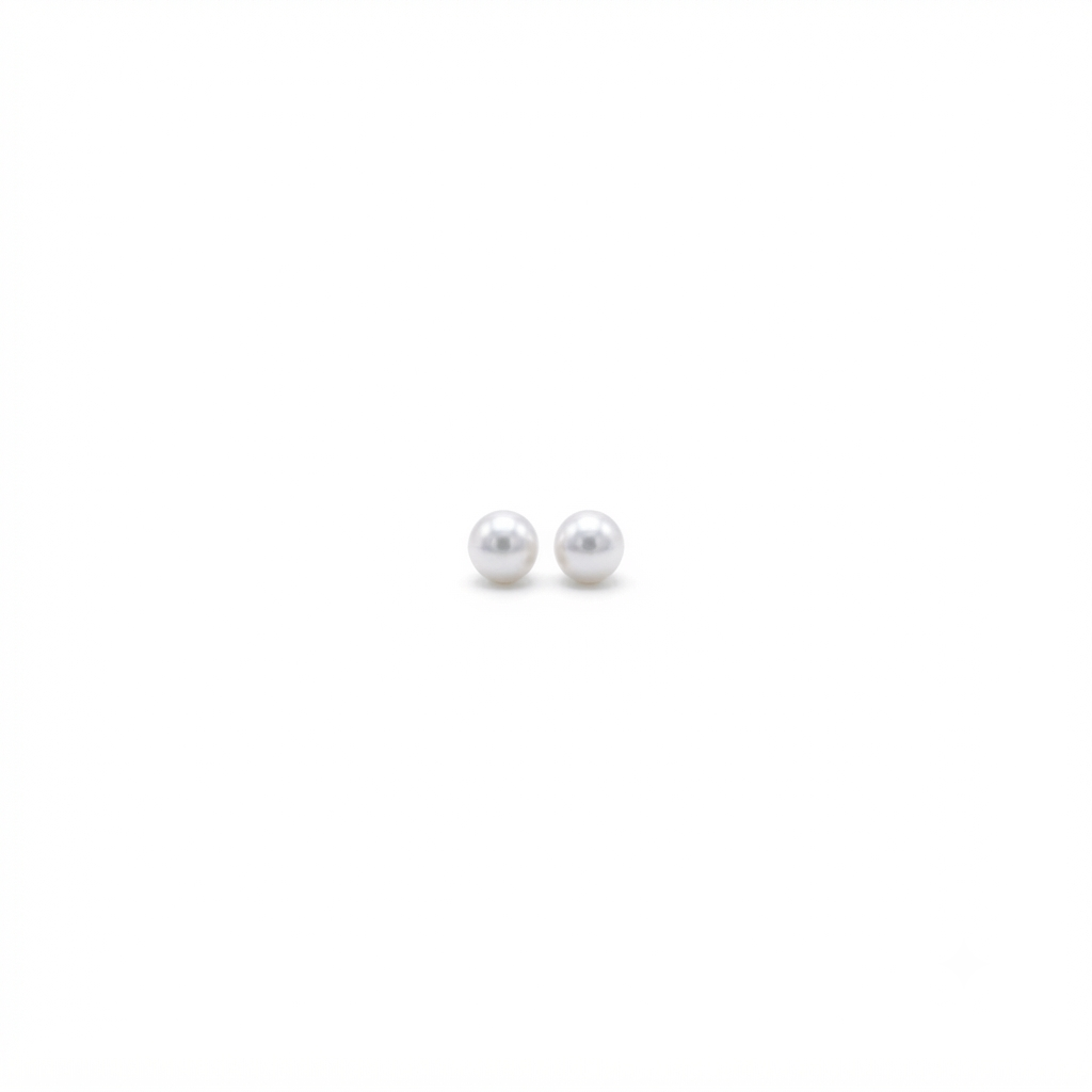 Pearl Medium Stud Earrings