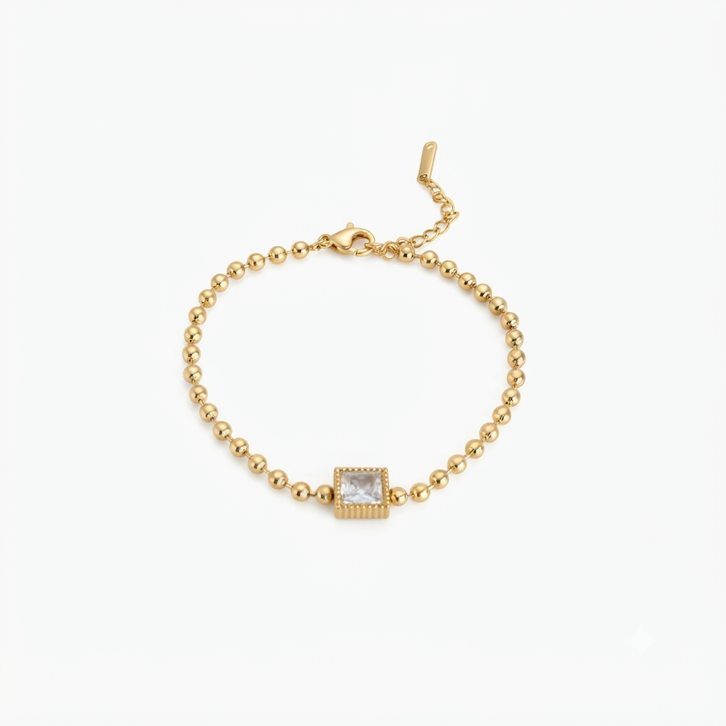 Square Gold Bracelet