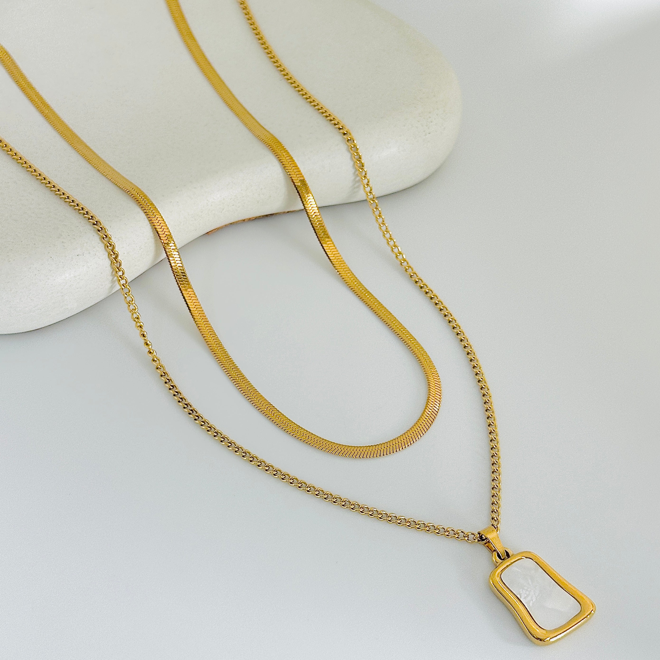 Aurora Gold Layered Necklace