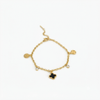 Black Clover Gold Bracelet