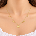 Bow charms Necklace
