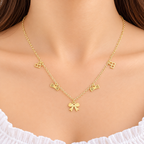 Bow charms Necklace