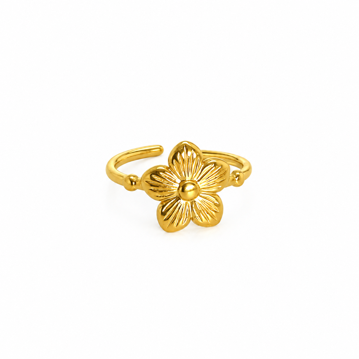 Sunbrust Floral Ring (Adjustable Size)