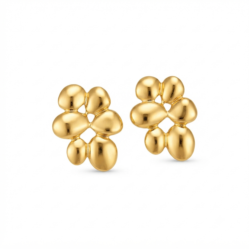 Abstract Flower Earring