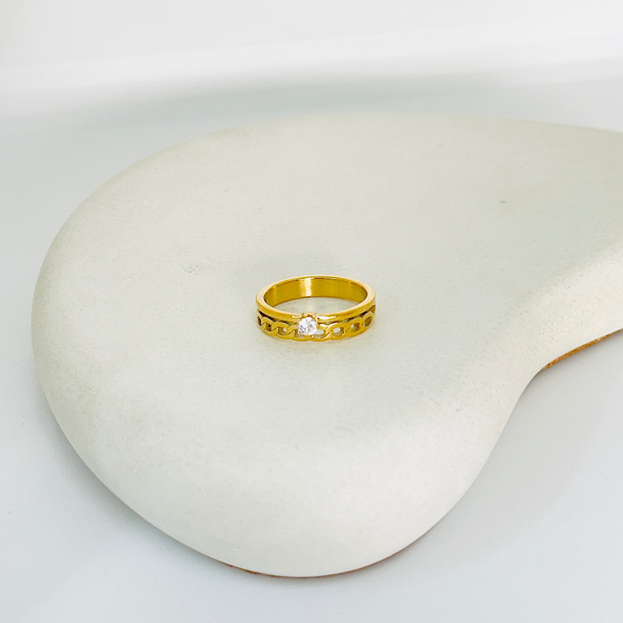 Aira Stone Gold Ring