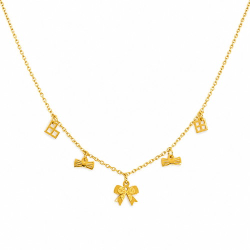 Bow charms Necklace
