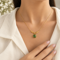 Clara Stone Gold Necklace