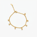 Hanging Drop Gold Bracelet