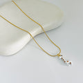 Giraffe Pendant Gold Necklace
