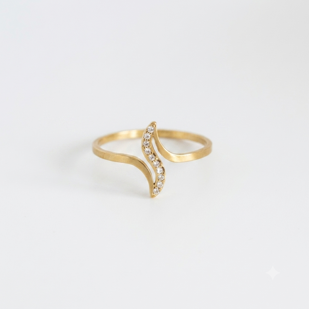 Wave Gold Ring