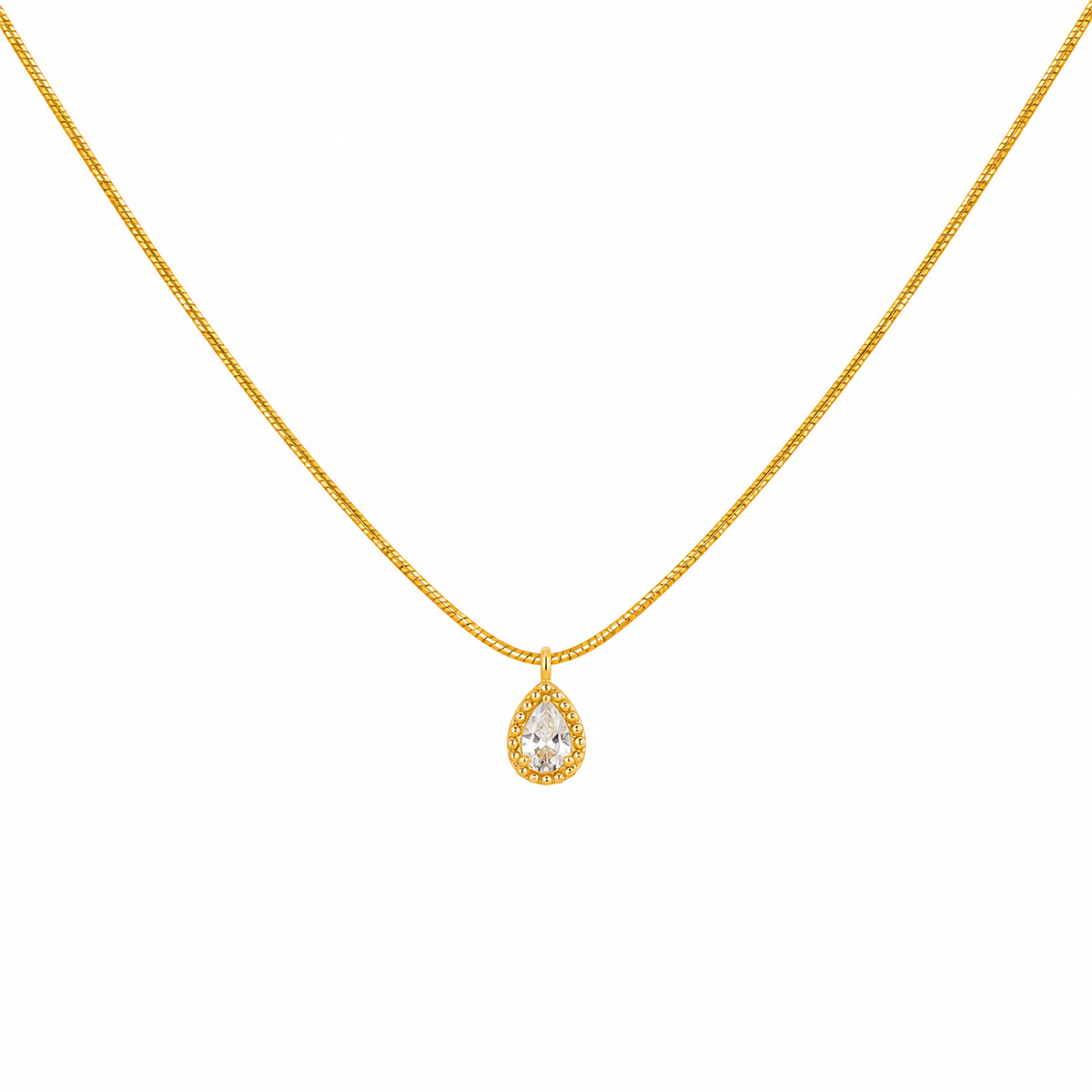 Crystal Drop Necklace