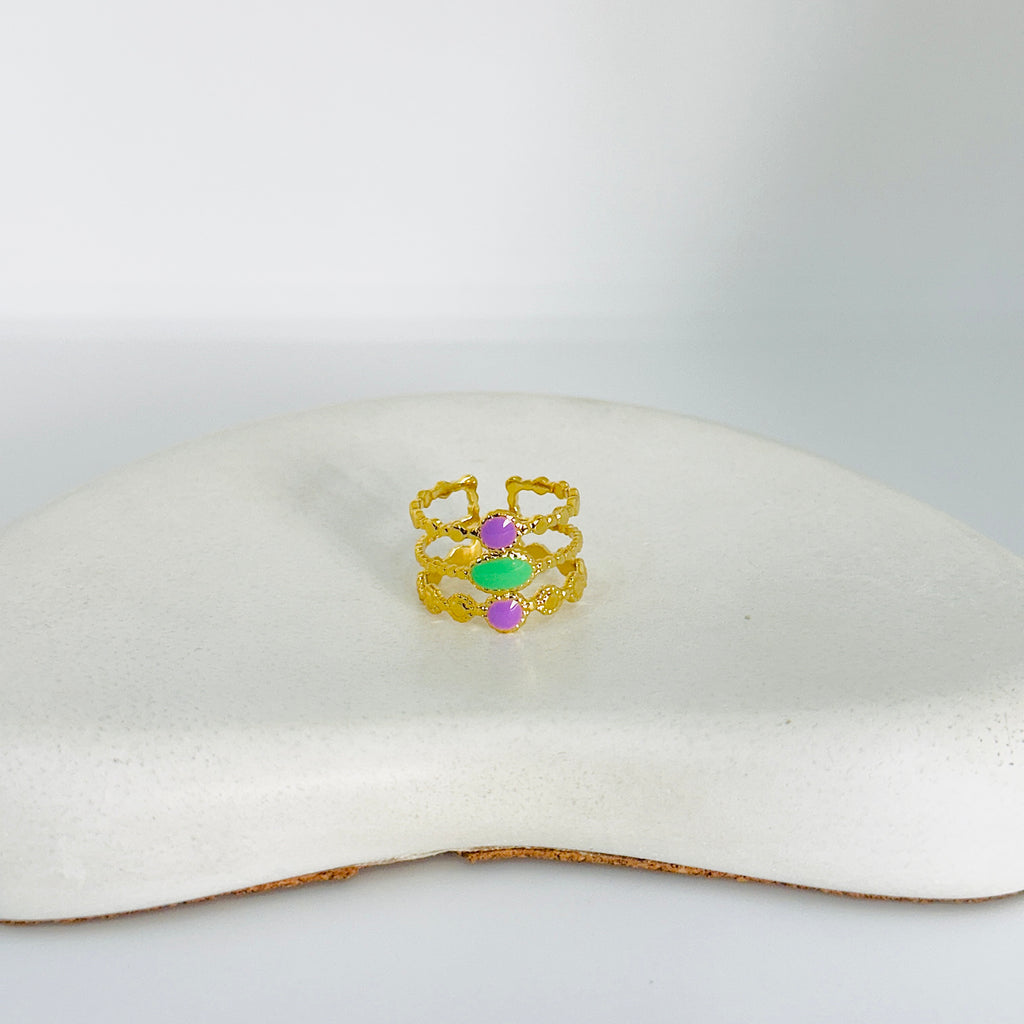 Maria Gold Ring (Adjustable size)