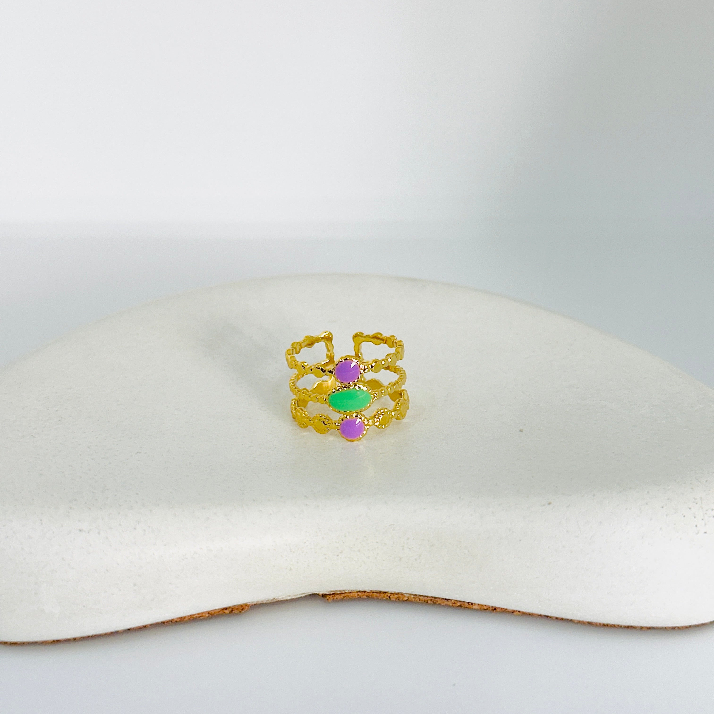Maria Gold Ring (Adjustable size)