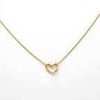 Viral Heart Gold Necklace