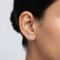 Bow Silver Stud Earrings