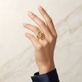S Layered Ring (Adjustable Size)
