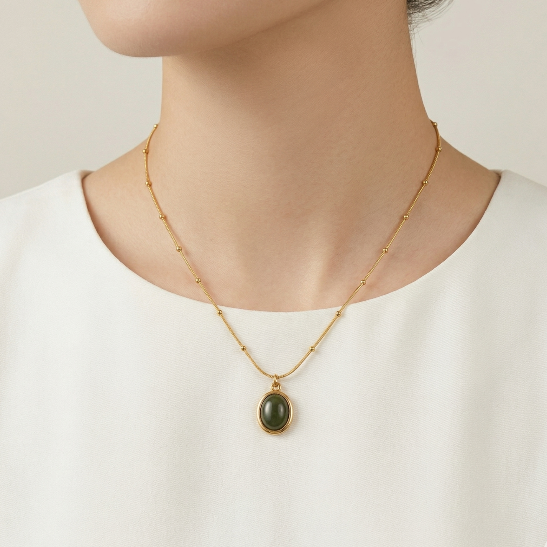Forest whisper Gold Necklace