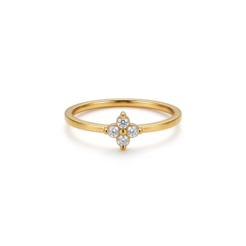 Four Stone Gold Ring