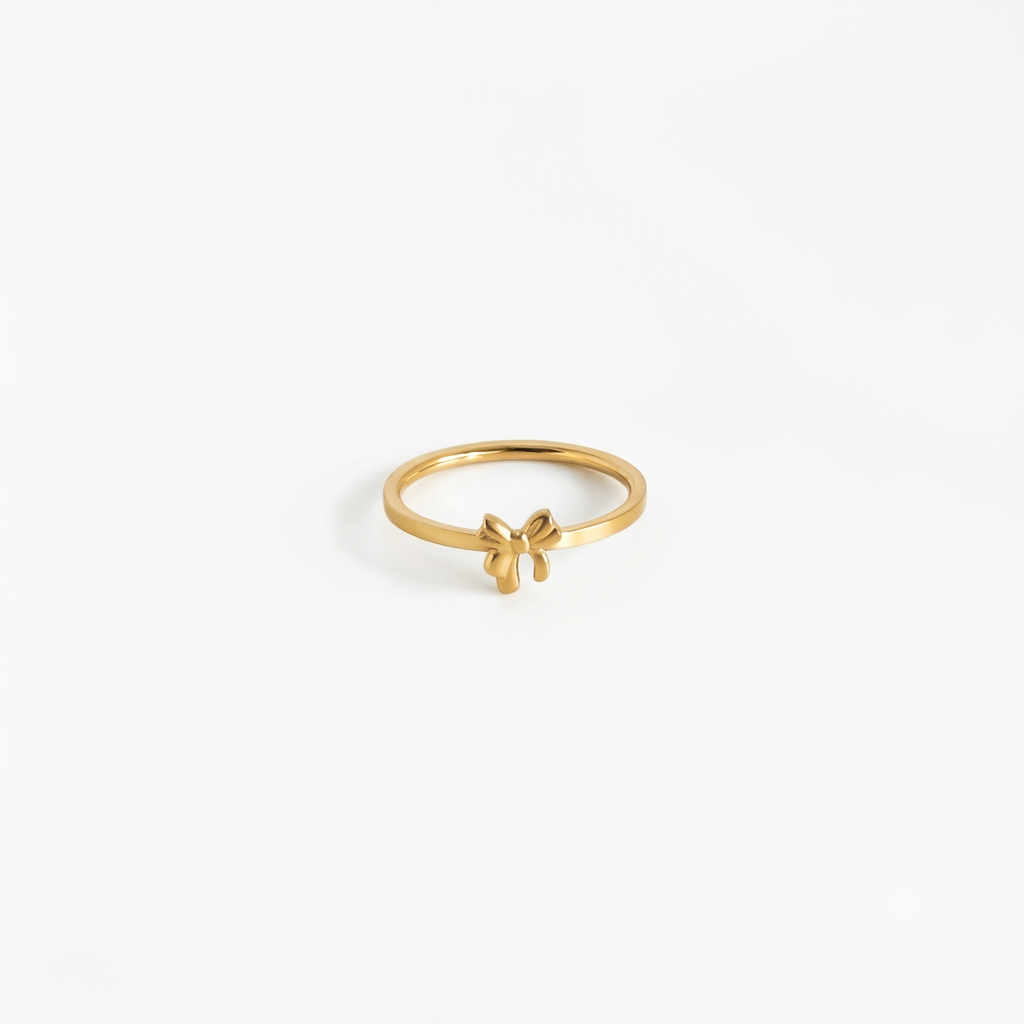Bow Gold Ring