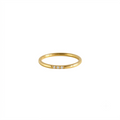 Three Stone Gold Ring