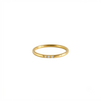 Three Stone Gold Ring