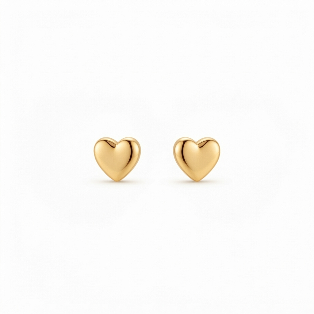 Heart Silver Earrings