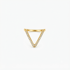 V Gold Ring