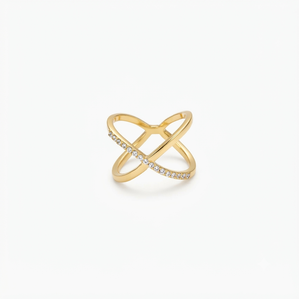 Cross Gold Ring