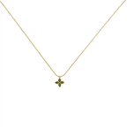 Green Daisy Necklace