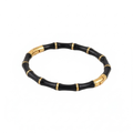 Black Bamboo Bangle Bracelet