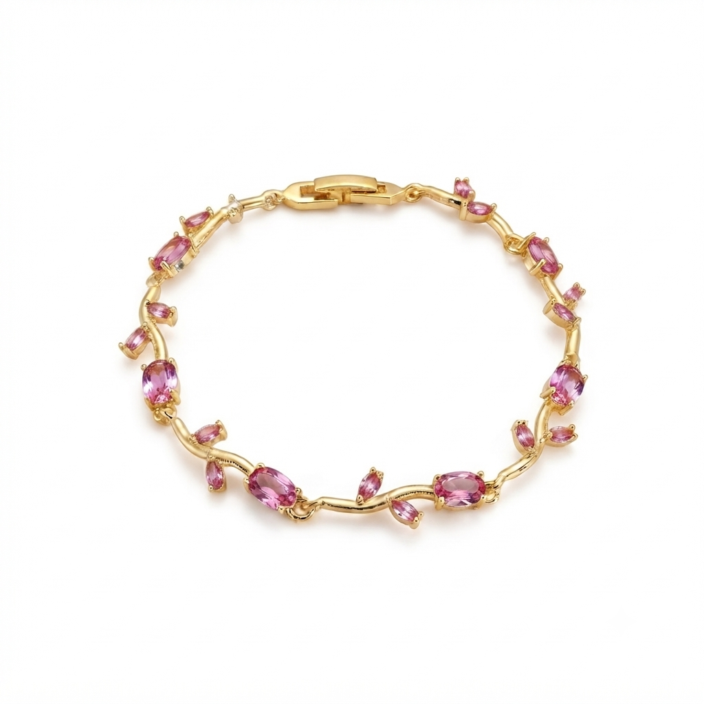 Pink Tulip Bracelet
