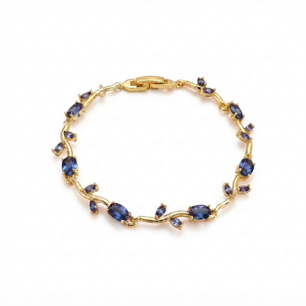 Blue Tulip Bracelet