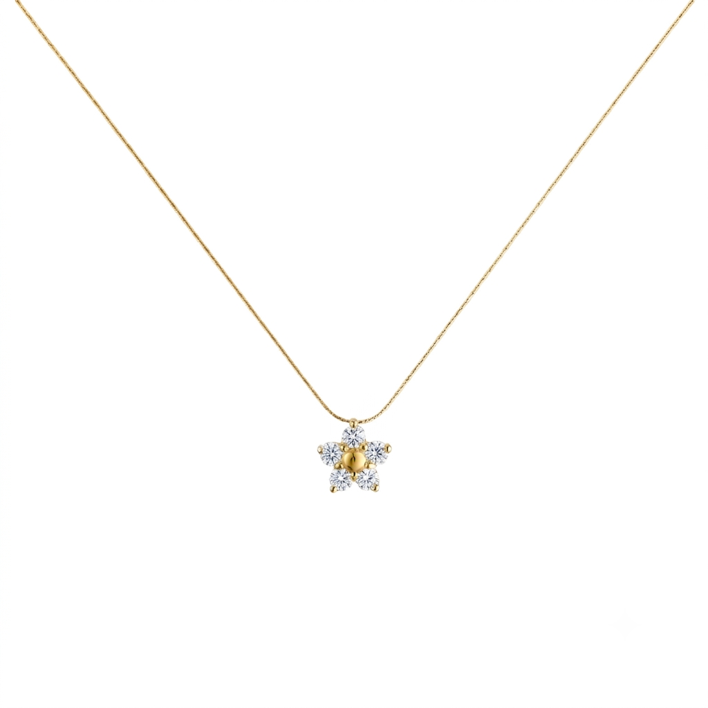 Flower Pendant Necklace