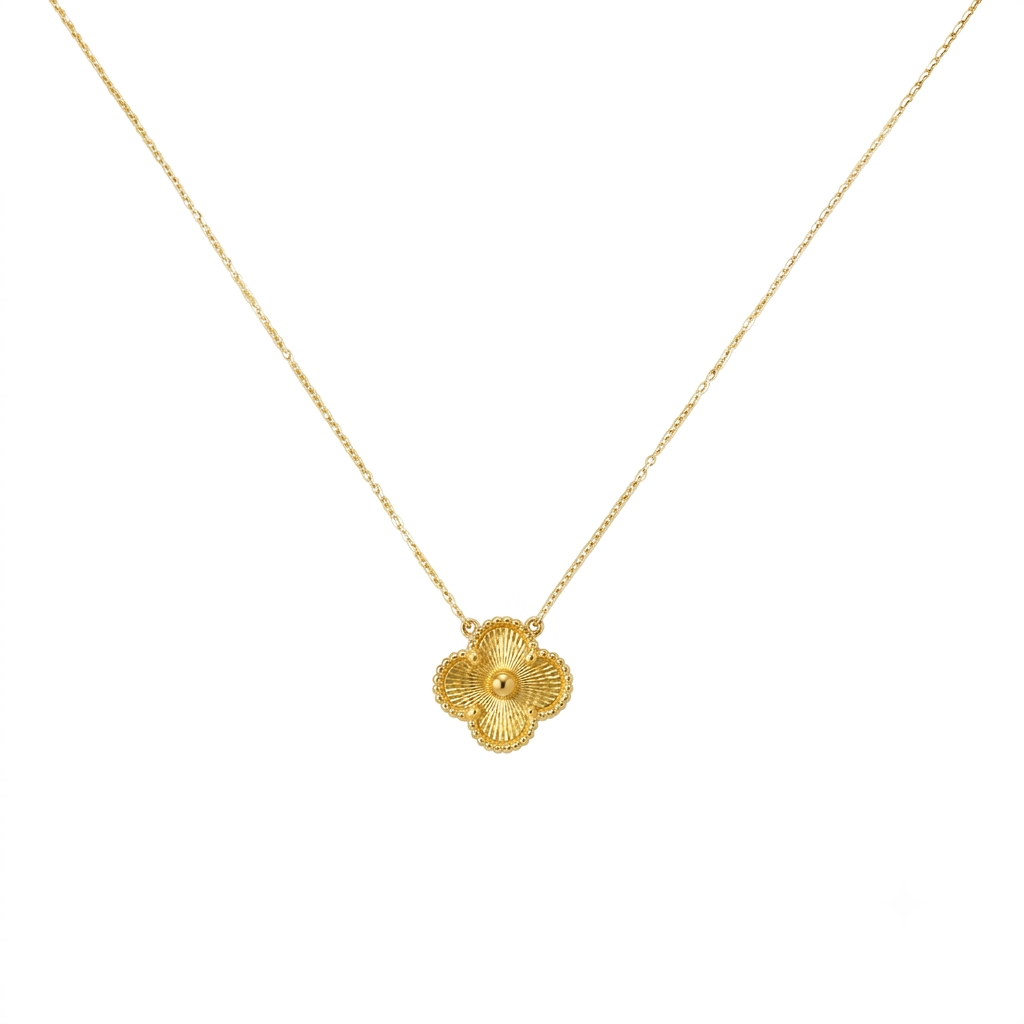 Golden Clover Necklace