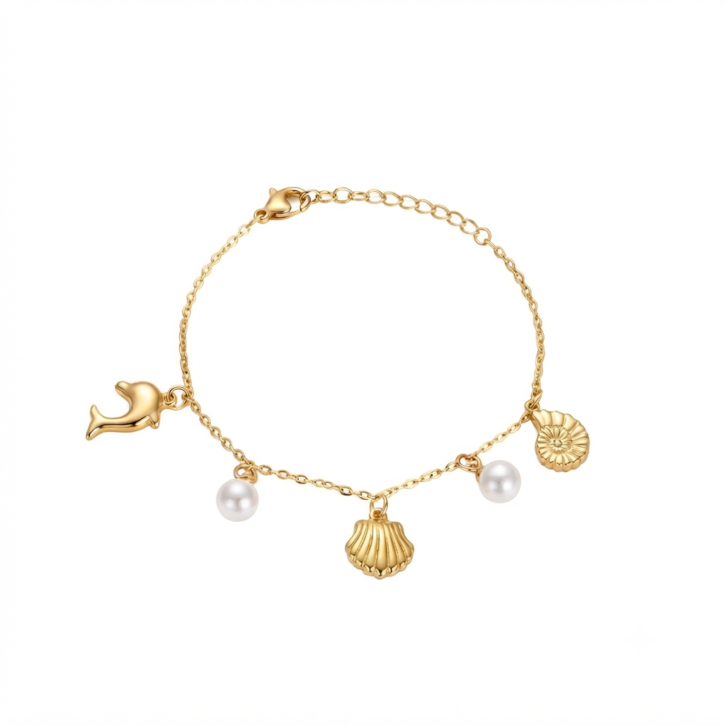 Pearl Charms Bracelet