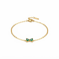 Green Tiny Bow Bracelet