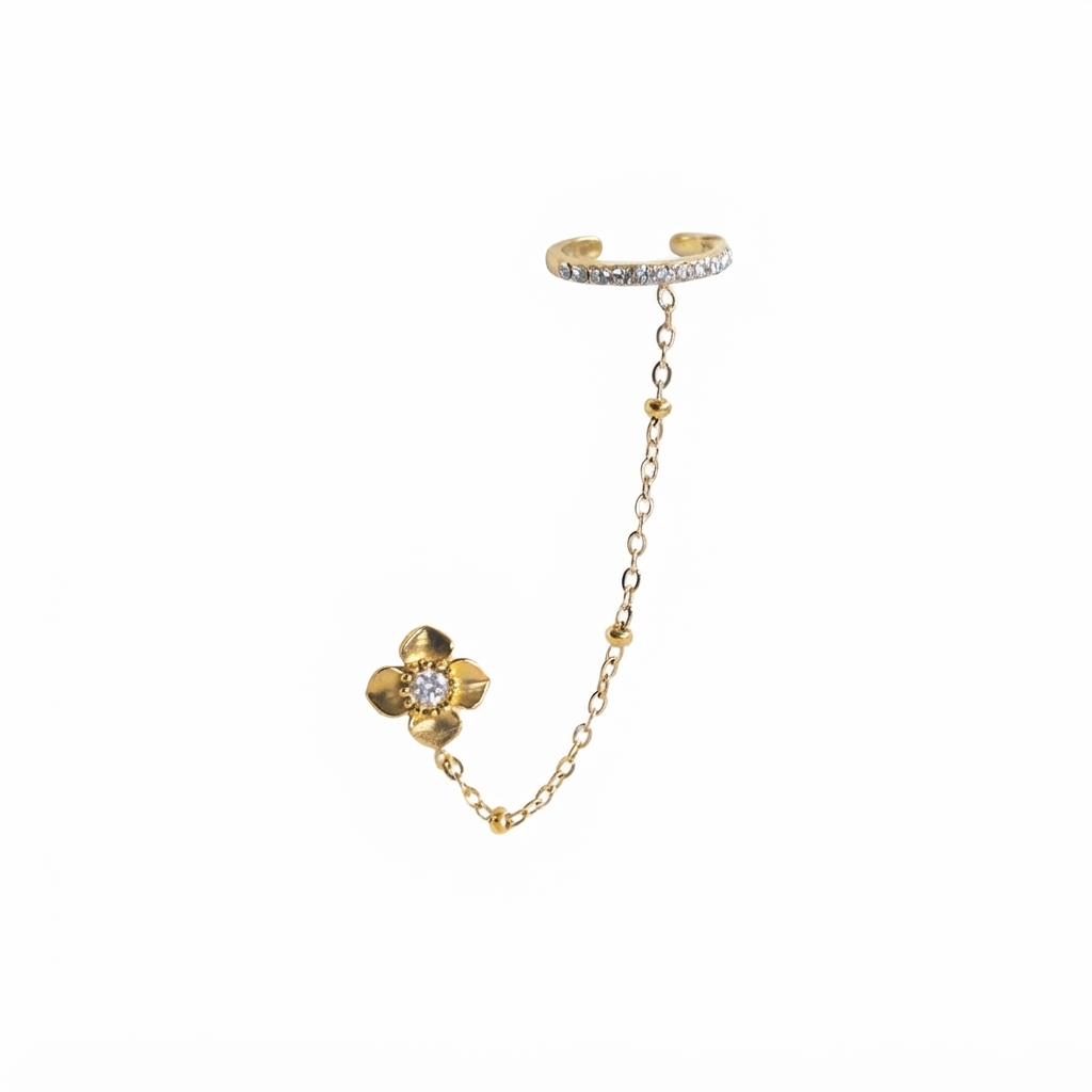 Flower Earcuffs (Pair)