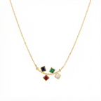 Multi Colour Stone Necklace