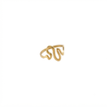Scribble Wave Ring (Adjustable)