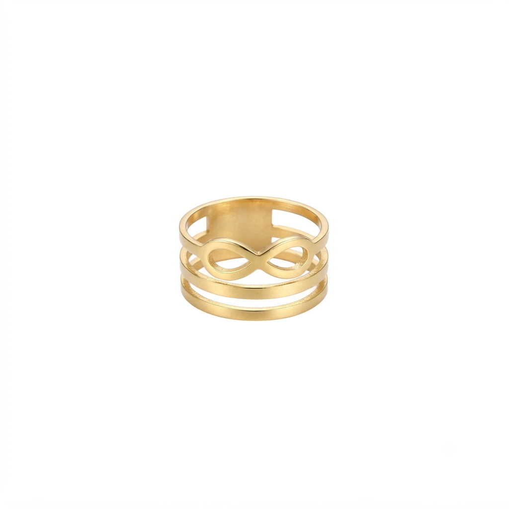 Layered Infinity Ring (Adjustable)