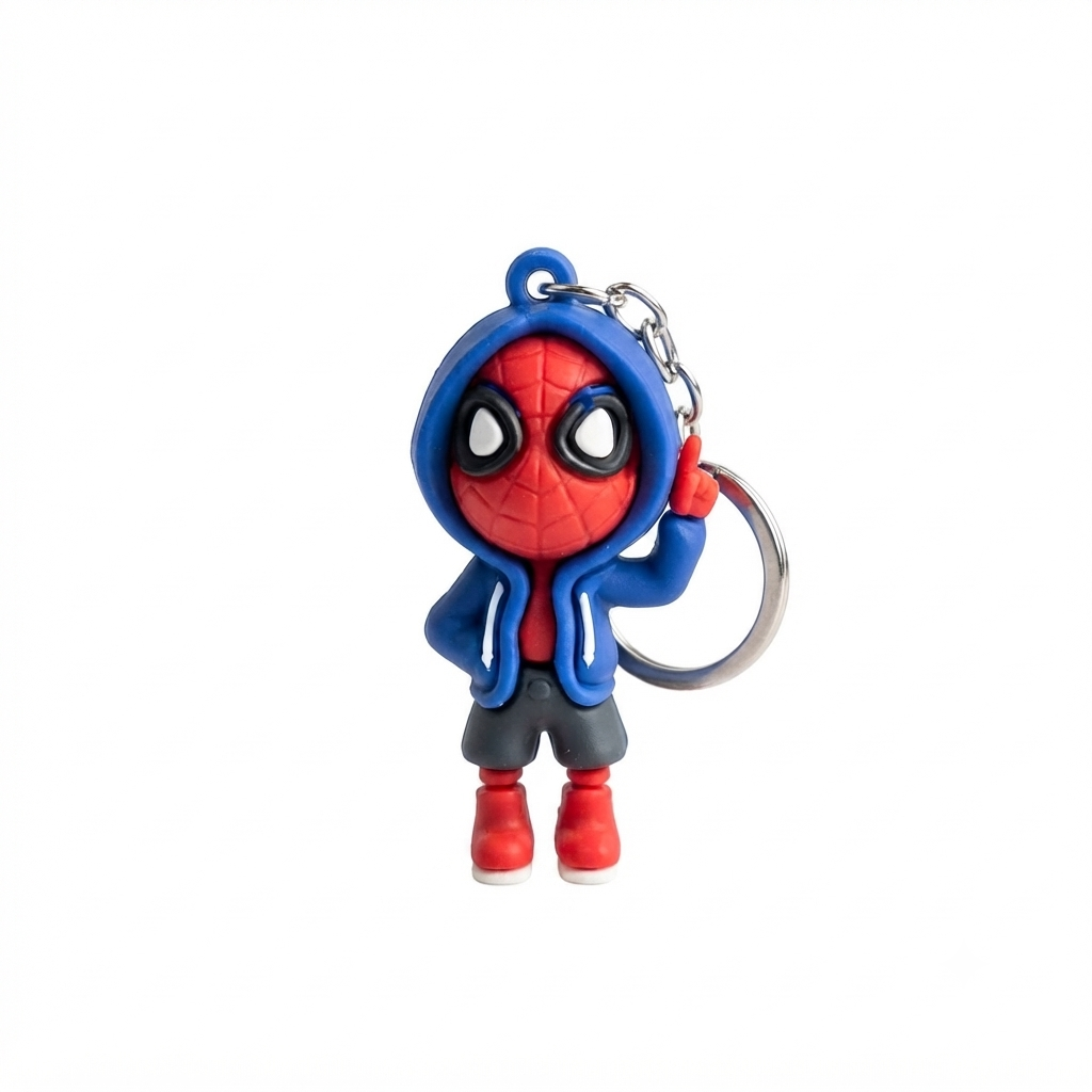 Hoodie Spider Man Keychain